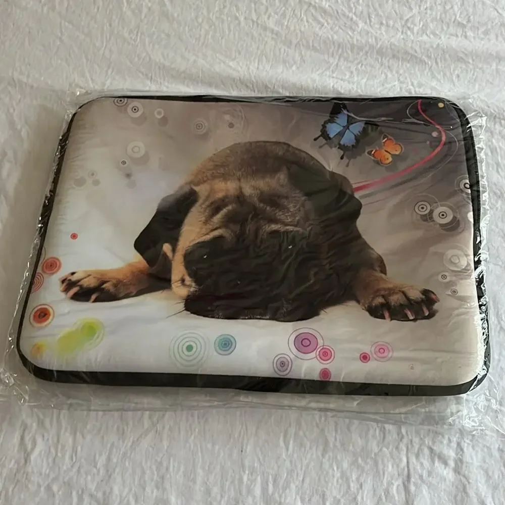 Pug Butterfly Cosmic 12” Tech Sleeve iPad NWT